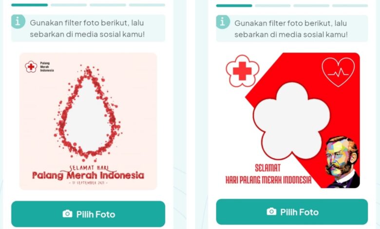 Kumpulan Bingkai Foto Twibbon Hari PMI Nasional ke-76