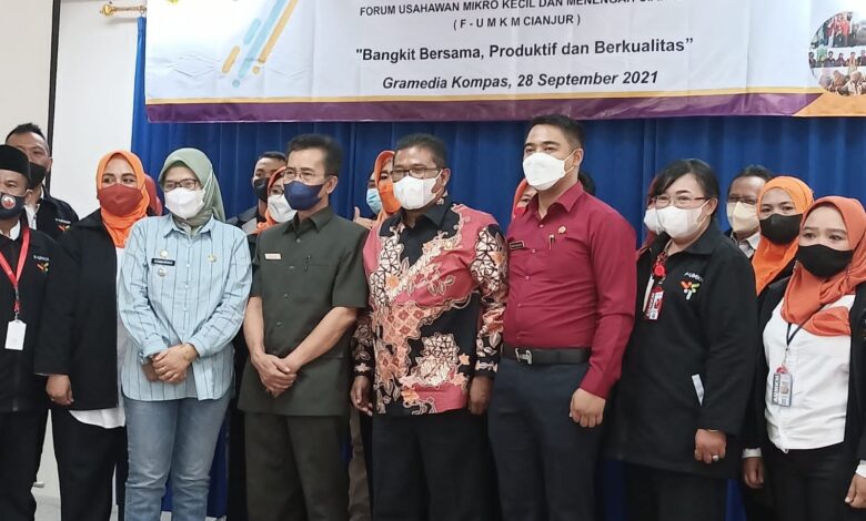 Resmi Dikukuhkan, Forum UMKM Cianjur Siap Dongkrak Perekonomian Masyarakat