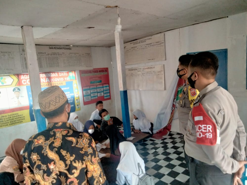 Polsek Takokak Gelar Vaksinasi Covid-19 bagi Pelajar dan Masyarakat Umum