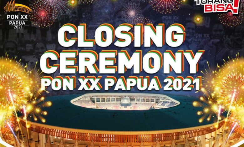 PON XX Papua 2021 Resmi Ditutup Ma'ruf Amin