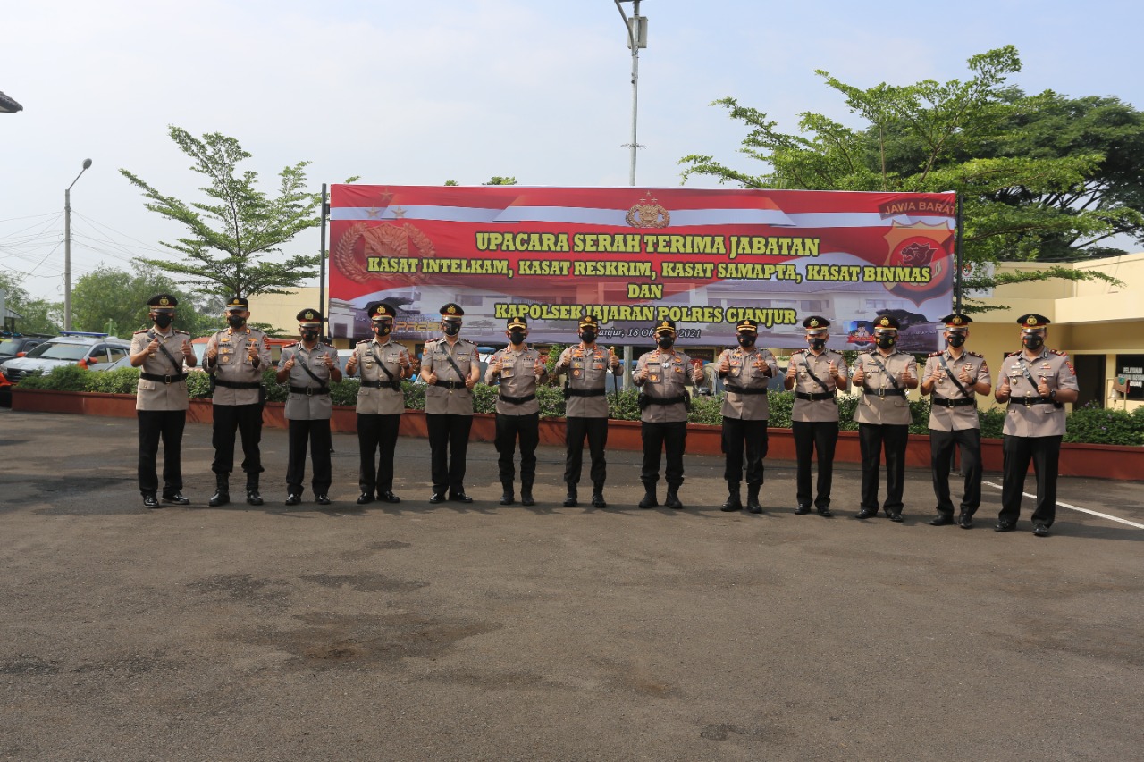 Polres Cianjur Gelar Rotasi Jabatan 14 Kasat dan Kapolsek, Ini Dia Daftarnya