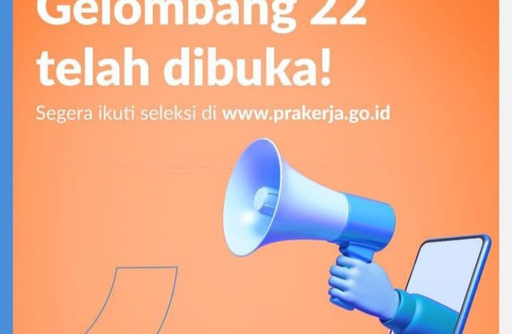 Kartu Prakerja Gelombang 22 Sudah Dibuka, Daftar Segera Melalui prakerja.go.id