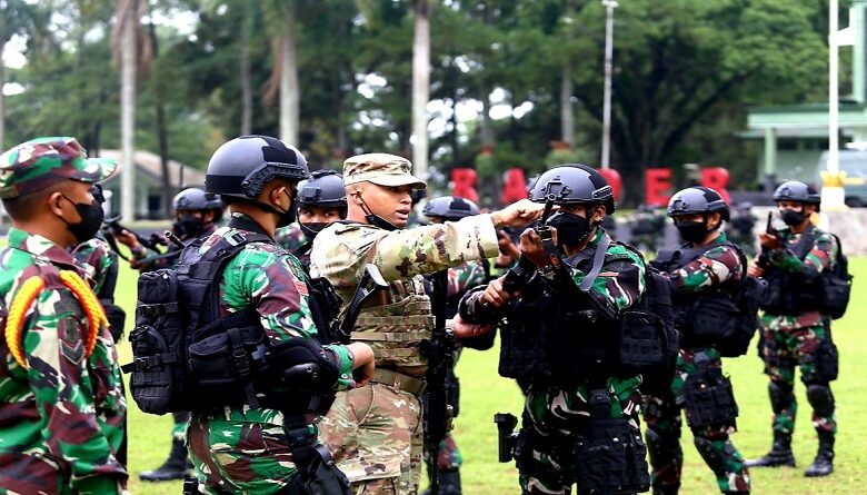 Yonif Raider 300 Latihan Bersama Tentara Amerika Selama 14 Hari di Cianjur