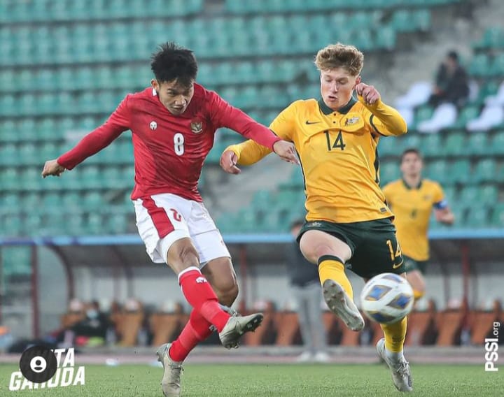 Hasil Indonesia Vs Australia, Garuda Muda Gagal Melaju ke Piala Asia U23 2022