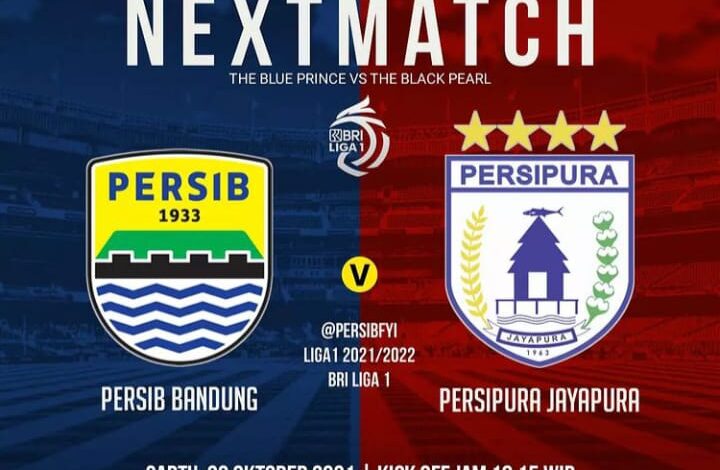 Jadwal Liga 1 2021: Persib Vs Persipura, Marc Klok dan Supardi Nasir Absen