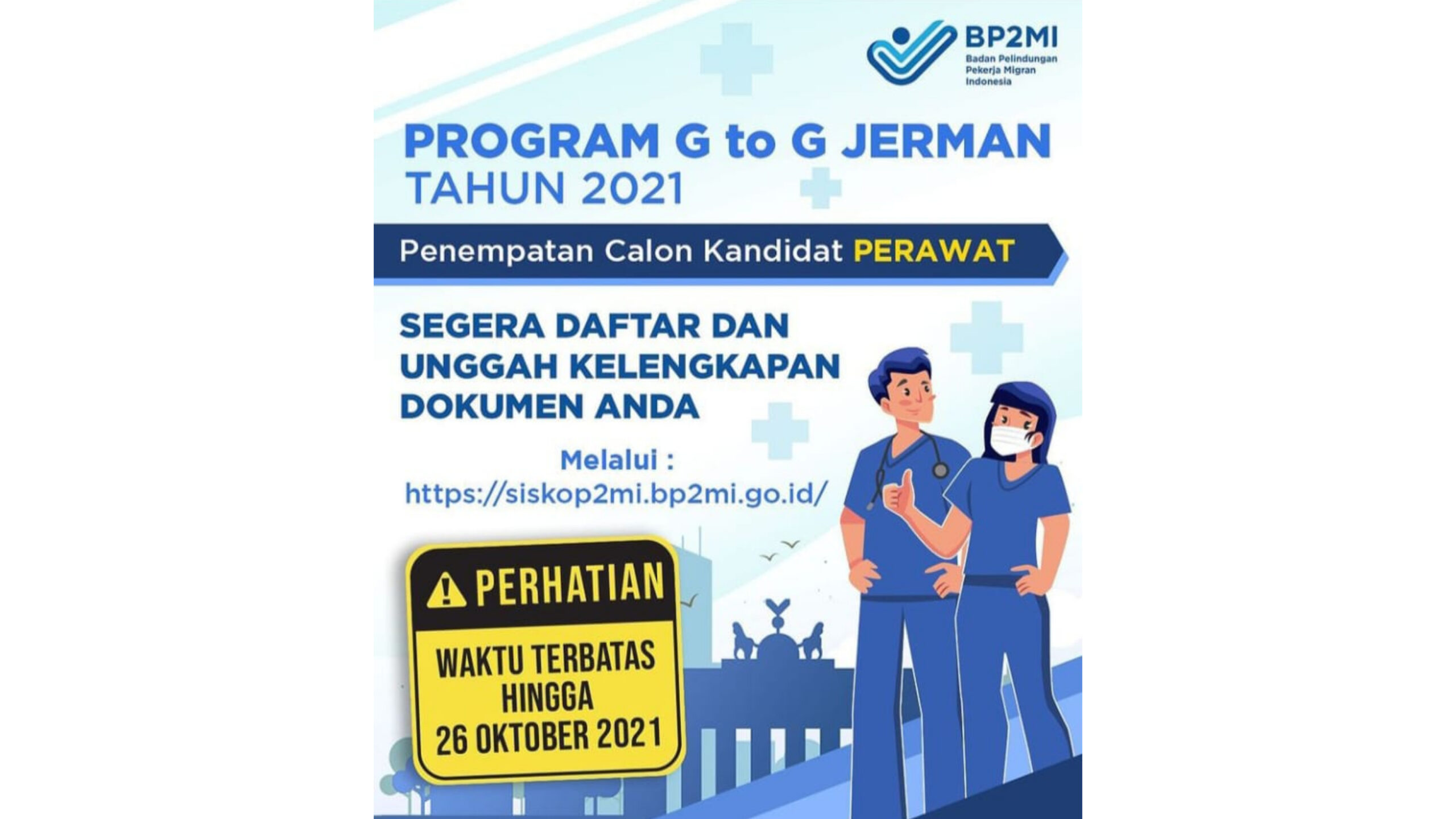 Pendaftaran jadi Perawat Melalui Program G to G Jerman 2021 Sudah Dibuka, Cek di Sini!