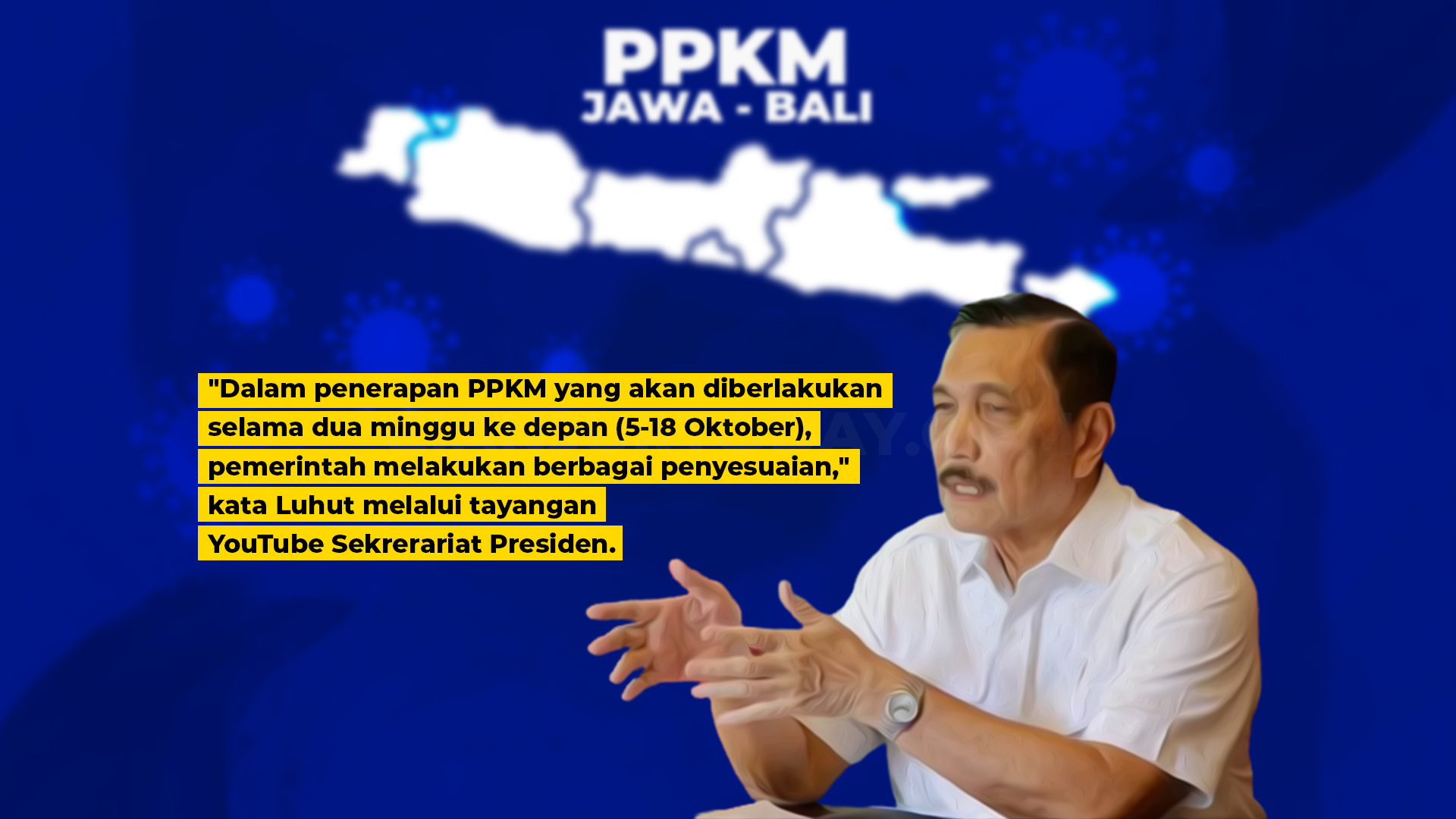 PPKM Diperpanjang 5-18 Oktober 2021