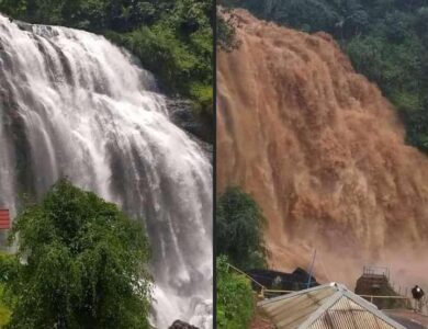 Potret Curug Cikondang Cianjur di Musim Hujan, Jangan Nekat Dekati Air Terjun!