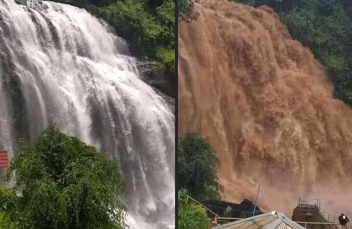 Potret Curug Cikondang Cianjur di Musim Hujan, Jangan Nekat Dekati Air Terjun!