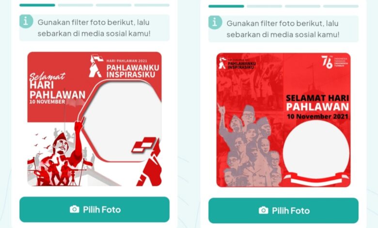 Twibbon Hari Pahlawan dengan Bingkai Foto Paling Lengkap dan Keren!