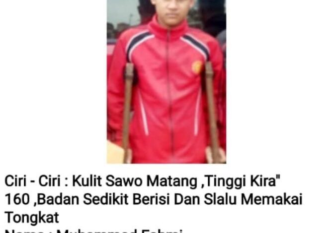 Dicari Orang Hilang Asal Cipanas, Pamit Bekerja Sampai Sekarang Tak Ada Kabar