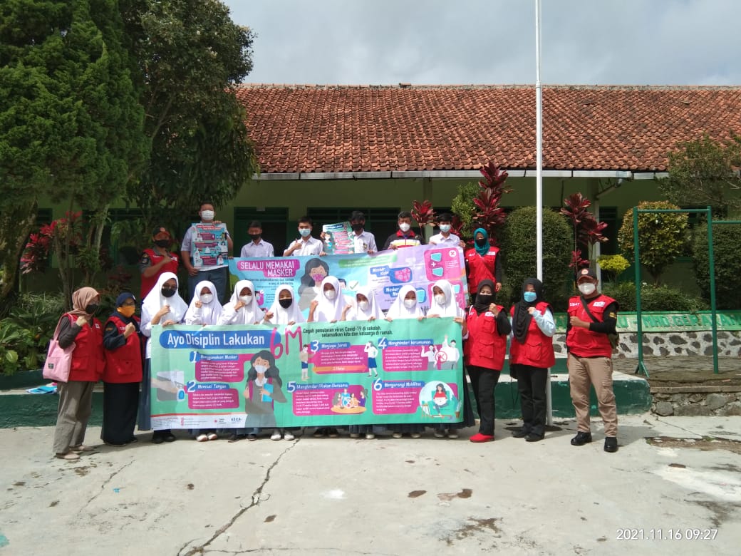 Sukseskan PTM, PMI Cianjur Sosialisasi Kesehatan ke Sekolah