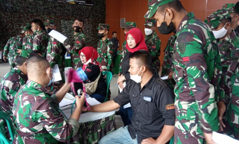 HUT ke-76, Yon Armed 5/105 Tarik Gelar Donor Darah