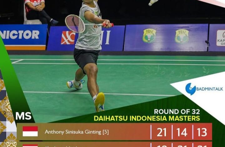 Hasil Daihatsu Indonesia Masters 2021: Wakil Indonesia Banyak yang Tumbang