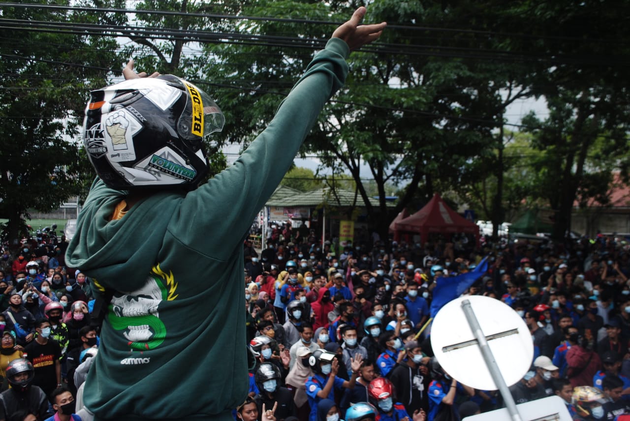 Beda Tuntutan Kenaikan UMK SPN-FSPMI, Ada Keretakan Antar Buruh Cianjur?