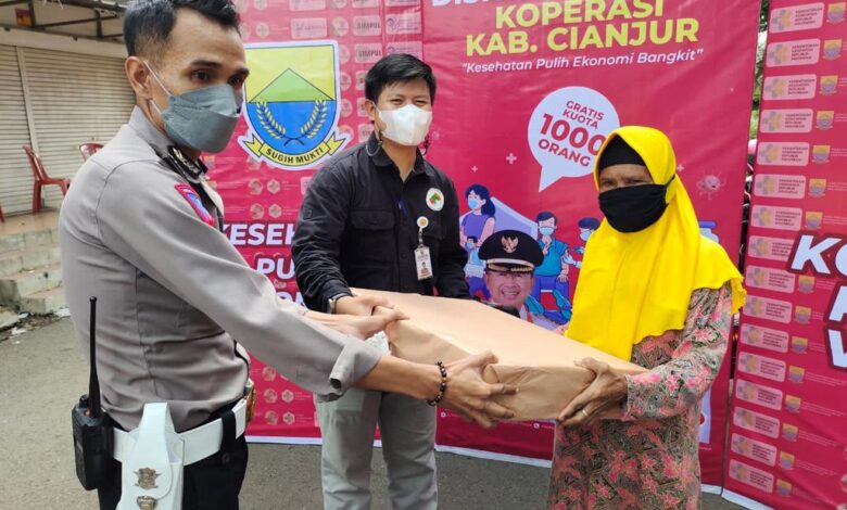 Ada Hadiah TV di Gebyar Vaksinasi Pasar Induk Cianjur