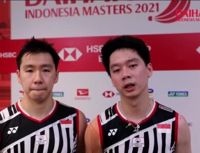 Hawk Eye Sempat Error, Marcus/Kevin Lolos ke Babak Final Indonesia Master 2021