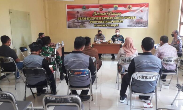 Berantas Pungutan Liar, Tim Saber Pungli Jabar Gelar Supervisi di Cianjur