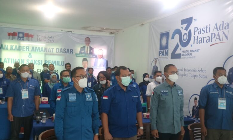 Gelar LKAD, PAN Cianjur Mulai Bersiap Jelang Pemilu 2024