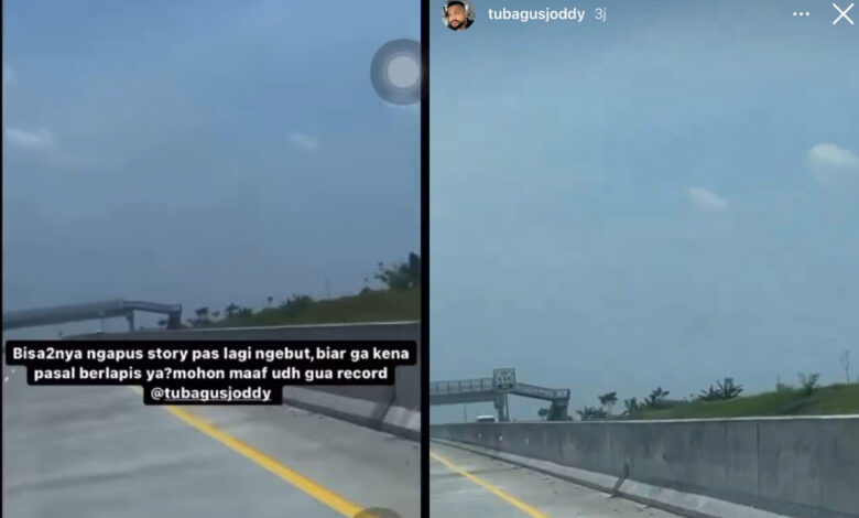 Viral Instastory Sopir Vanessa Angel Ngebut di Tol, Netizen: Kok Dihapus?