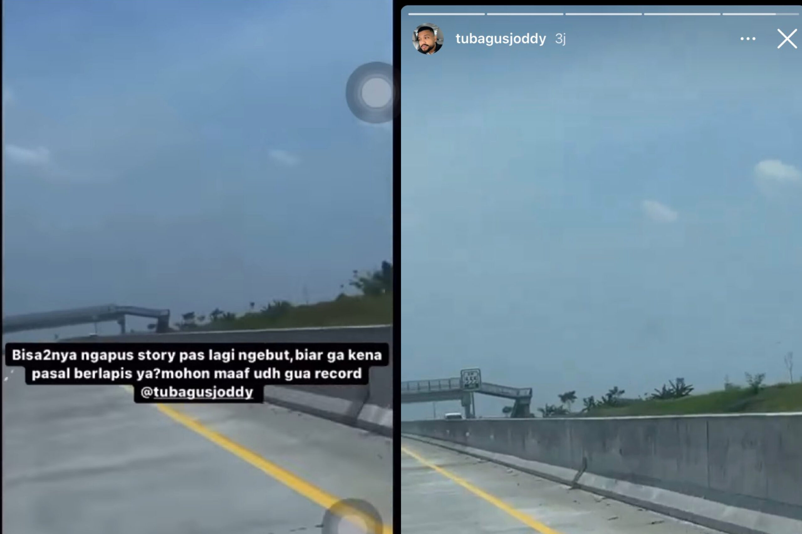 Viral Instastory Sopir Vanessa Angel Ngebut di Tol, Netizen: Kok Dihapus?