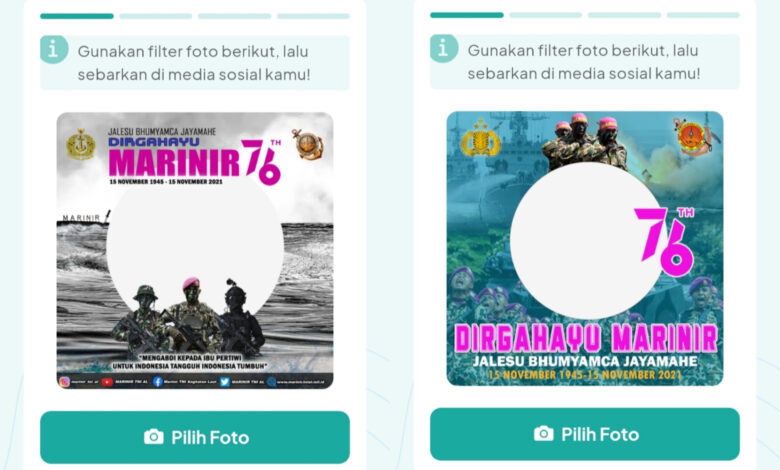 HUT Marinir ke 76, Pasang Twibbon Keren dan Gratis di Sini!