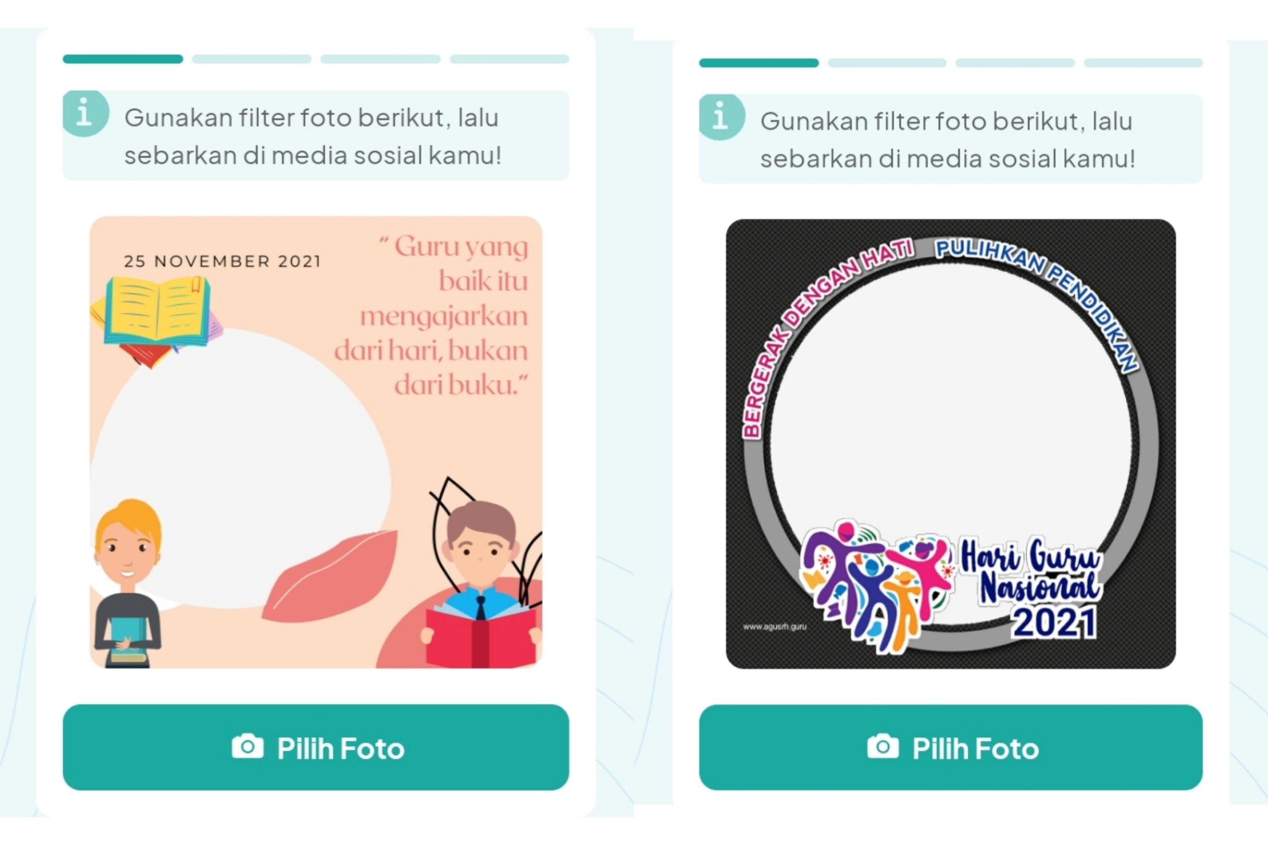 Hari Guru Nasional (HGN) 2021, Ramaikan Medsos dengan Bingkai Foto Twibbon di Sini!