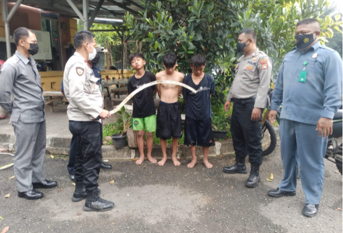 Gunakan Paralon, Tiga Bocah Ini Nekat Begal Karyawan Pabrik