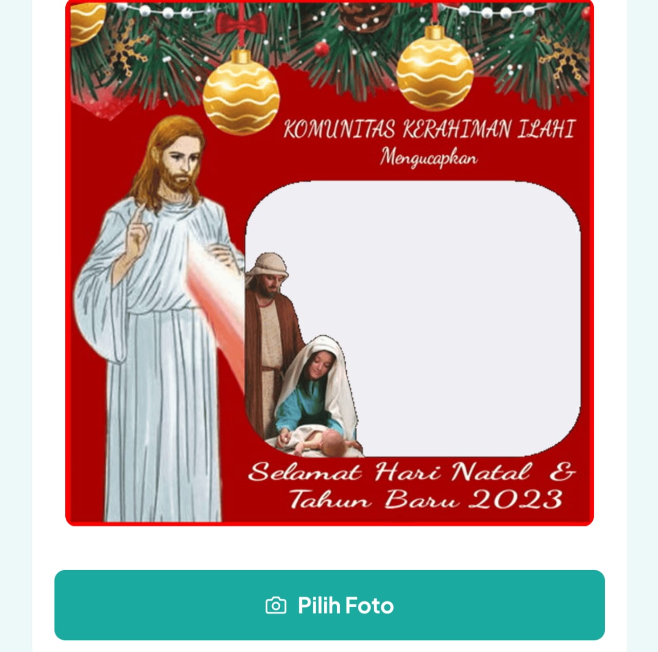 Twibbon Hari Natal 2022, Pasang Bingkai Foto Merry Christmas di Sini!