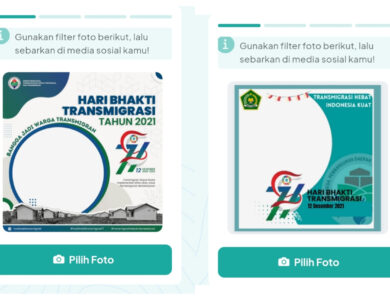 Hari Bhakti Transmigrasi ke 71 Ayo Pasang Bingkai Foto Twibbon paling Keren