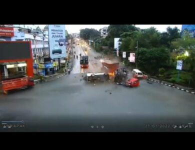 Kecelakaan Beruntun di Balikpapan, Lima Orang Tewas