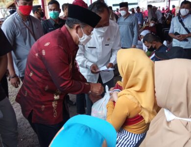 Le Eminence Salurkan Bantuan Sembako dan Santunan bagi Anak Yatim