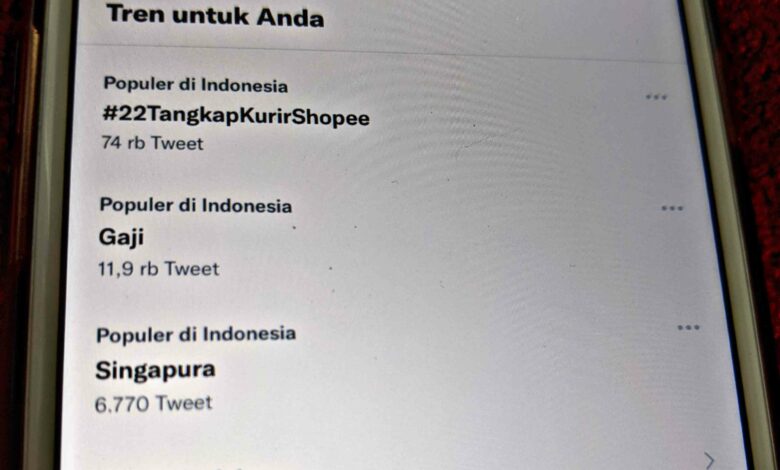 22 Tangkap Kurir Shopee