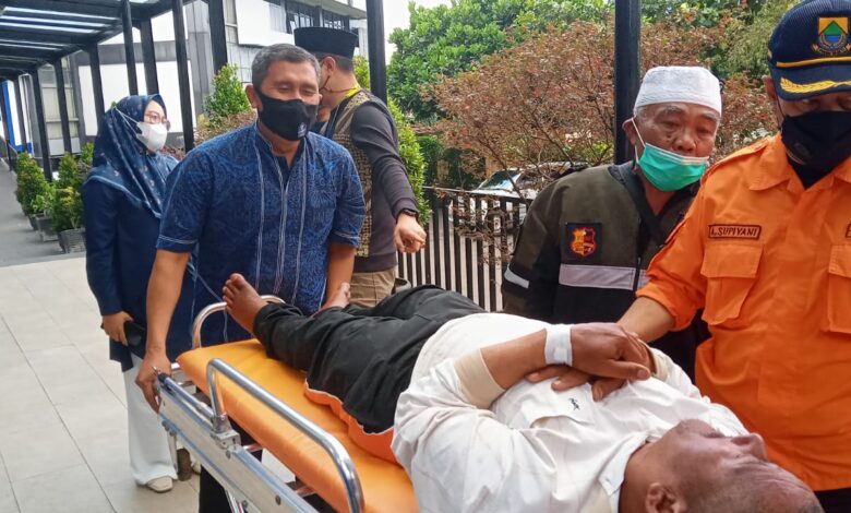 Pria Terlantar di Cipanas, Tim Rescue Langsung Gercep