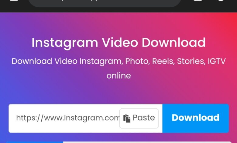 Download video Instagram