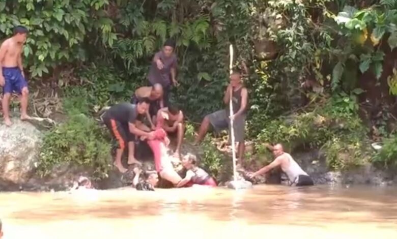 5 Anak Hanyut di Sungai Cikondang Cibeber, 2 Meninggal Dunia