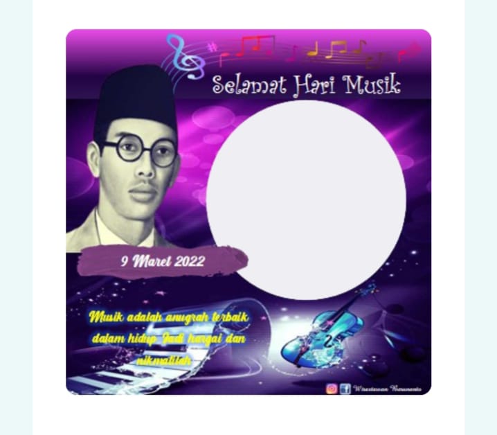 15 Link Twibbon Hari Musik 2022 Paling Keren Plus Sejarahnya