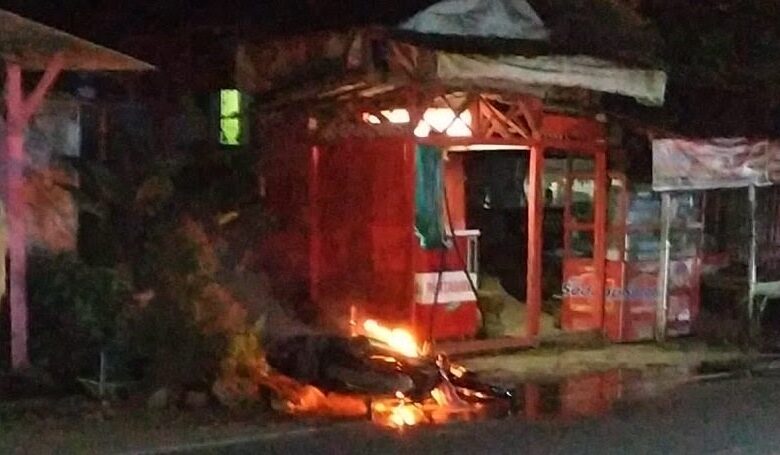 Sepeda Motor Terbakar di Mande Setelah Isi BBM