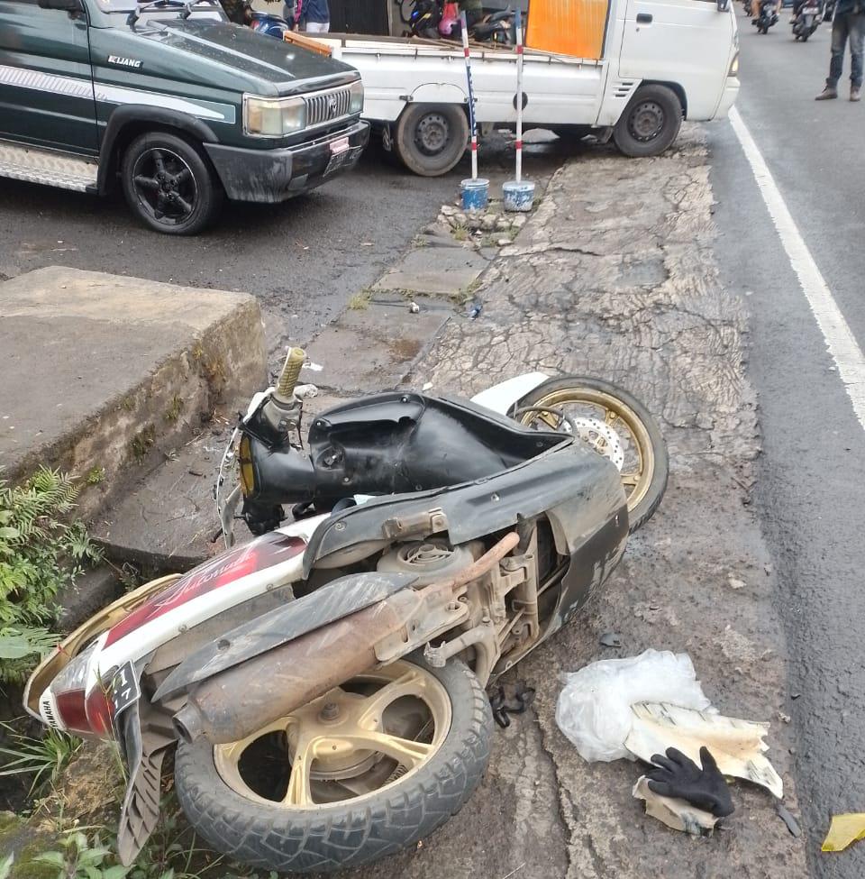 Tabrakan Motor dan Mobil di Pacet, Satu Orang Meninggal Dunia