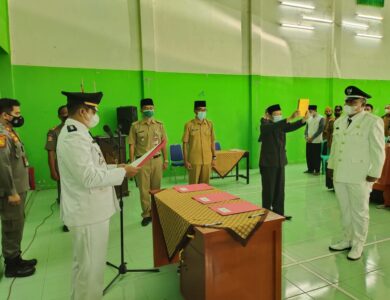 Pelantikan Kades Cikondang Berlangsung Kondusif