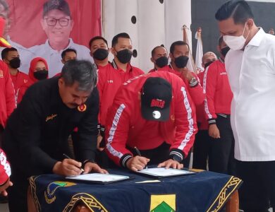 Muhammad Azis Saefudin dilantik menjadi Ketua Umum KONI Cianjur