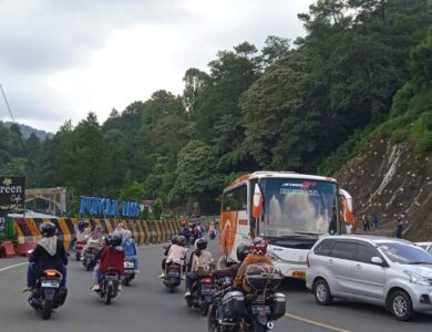 Sepekan Lebaran, Jalur Utama Cianjur masih Ramai oleh Pemudik