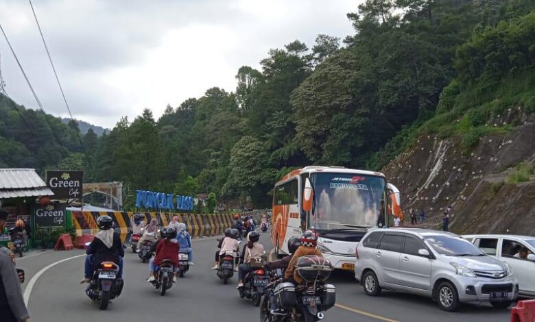 Sepekan Lebaran, Jalur Utama Cianjur masih Ramai oleh Pemudik