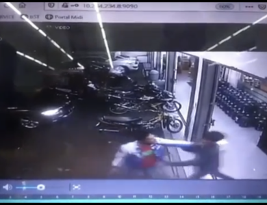 Aksi Geng Motor di Hanjawar Cianjur