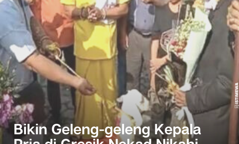 Geger, Pria Di Gresik Nekad Nikahi Kambing