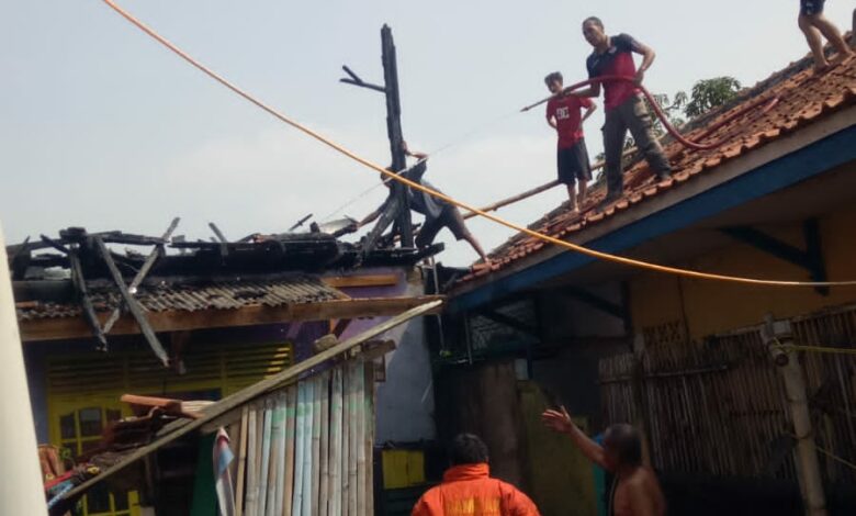 Rumah di Cibeber Cianjur Kebakaran, Diduga Karena Korsleting Listrik