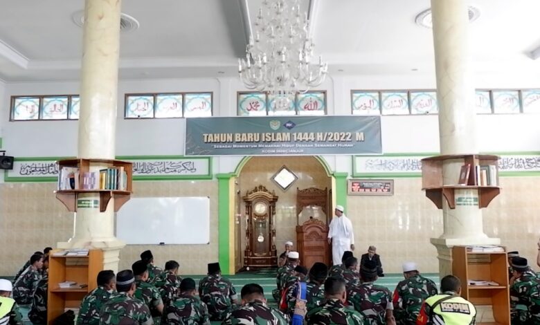 Tahun Baru Islam, Kodim 0608 Cianjur Gelar Doa Bersama Demi Kelancaran TMMD ke-114