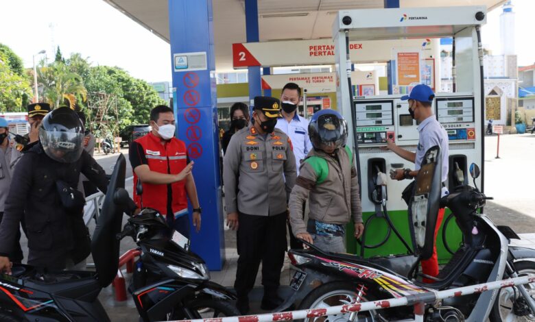 Polisi Pantau Sejumlah SPBU di Cianjur, Tak Ada Antrean Panjang Kendaraan