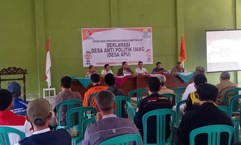 Berantas Money Politic, Bapilu Cianjur Gelar Deklarasi Anti Politik Uang