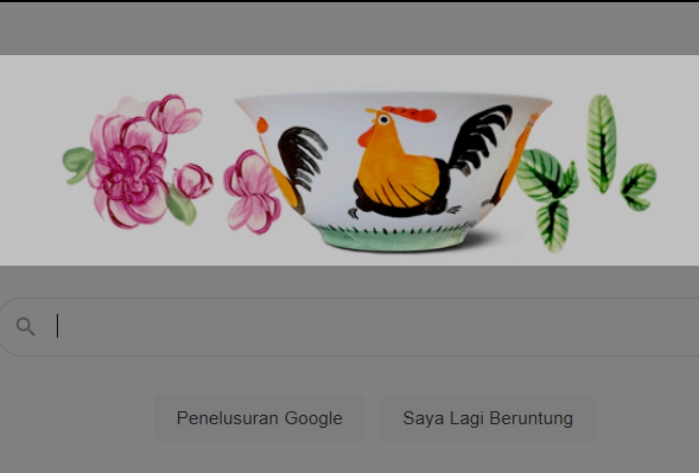 google doodle mangkuk ayam jago merah